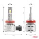 Amio - ΛΑΜΠΕΣ LED H8/H9/H11 10-16V 72W 6.500K 7920lm CAN-BUS (ΑΝΕΜΙΣΤΗΡΑΚΙ) X2 SERIES - 2ΤΕΜ. (02974/AM)