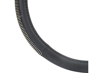 Amio - ΚΑΛΥΜΜΑ ΤΙΜΟΝΙΟΥ 37-39cm SWC-44-M ΜΑΥΡΟ ΜΕ STRASS - 1 ΤΕΜ. (02985/AM)