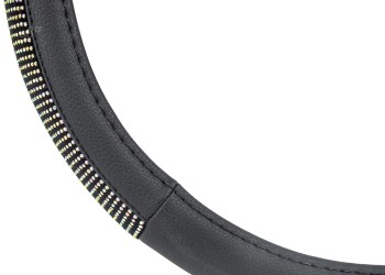 Amio - ΚΑΛΥΜΜΑ ΤΙΜΟΝΙΟΥ 37-39cm SWC-44-M ΜΑΥΡΟ ΜΕ STRASS - 1 ΤΕΜ. (02985/AM)