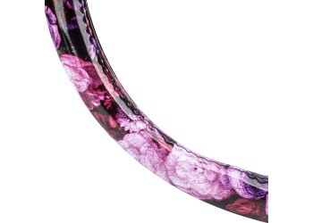 Amio - ΚΑΛΥΜΜΑ ΤΙΜΟΝΙΟΥ SWC-47 Μ 37-39cm ΜΑΥΡΟ/ΡΟΖ ΜΕ ΣΧΕΔΙΟ ΛΟΥΛΟΥΔΙΑ - 1 ΤΕΜ. (02988/AM)