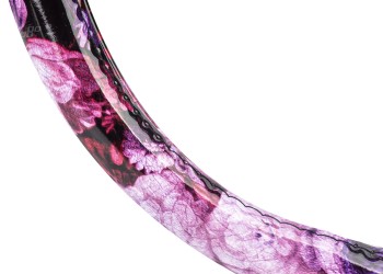 Amio - ΚΑΛΥΜΜΑ ΤΙΜΟΝΙΟΥ SWC-47 Μ 37-39cm ΜΑΥΡΟ/ΡΟΖ ΜΕ ΣΧΕΔΙΟ ΛΟΥΛΟΥΔΙΑ - 1 ΤΕΜ. (02988/AM)