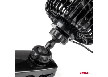 Amio - ΑΝΕΜΙΣΤΗΡΑΣ ΦΟΡΤΗΓΟΥ 24V ΜΕ ΦΙΣ ΑΝΑΠΤΗΡΑ 2 ΤΑΧΥΤΗΤΩΝ & ΜΑΝΤΑΛΑΚΙ 4,5'' (12,2CM) PRO SERIES - 1 ΤΕΜ. (03006/AM)