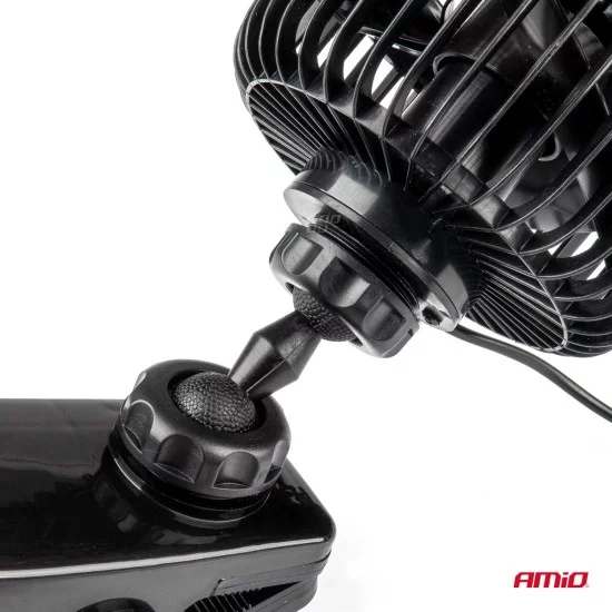 Amio - ΑΝΕΜΙΣΤΗΡΑΣ ΦΟΡΤΗΓΟΥ 24V ΜΕ ΦΙΣ ΑΝΑΠΤΗΡΑ 2 ΤΑΧΥΤΗΤΩΝ & ΜΑΝΤΑΛΑΚΙ 4,5'' (12,2CM) PRO SERIES - 1 ΤΕΜ. (03006/AM)