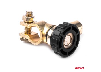 Amio - ΠΟΛΟΣ ΑΣΦΑΛΕΙΑΣ ΜΠΑΤΑΡΙΑΣ QUICK REALEASE ΤΑΧΕΙΑΣ ΑΠΟΔΕΣΜΕΥΣΗΣ (ΑΚΡΟΔΕΚΤΗΣ) max300A​ - 1 TEM. (03021/AM)