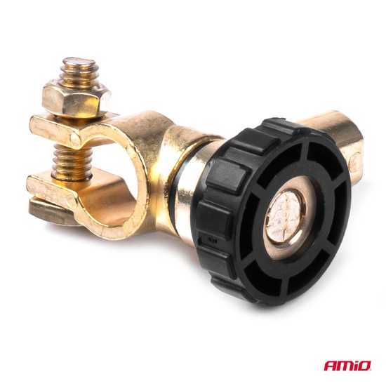 Amio - ΠΟΛΟΣ ΑΣΦΑΛΕΙΑΣ ΜΠΑΤΑΡΙΑΣ QUICK REALEASE ΤΑΧΕΙΑΣ ΑΠΟΔΕΣΜΕΥΣΗΣ (ΑΚΡΟΔΕΚΤΗΣ) max300A​ - 1 TEM. (03021/AM)