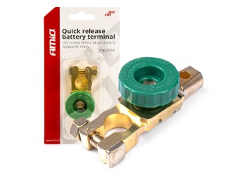 Amio - ΠΟΛΟΣ ΜΠΑΤΑΡΙΑΣ ΑΣΦΑΛΕΙΑΣ & ΔΙΑΚΟΠΗΣ ΡΕΥΜΑΤΟΣ 12/24V 300A ΜΟΝΟ ΓΙΑ ΤΟ ( - )ΠΛΗΝ - 1 Τεμ. (03022/AM)