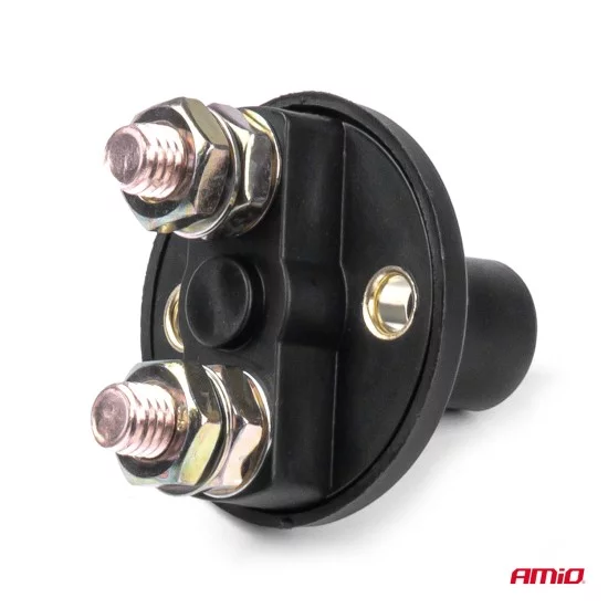 Amio - ΚΕΝΤΡΙΚΟΣ ΔΙΑΚΟΠΤΗΣ ΜΠΑΤΑΡΙΑΣ ΓΕΝΙΚΟΥ ΡΕΥΜΑΤΟΣ (KILLER SWITCH) 150Α 12-24V​ - 1 TEM. (03023/AM)