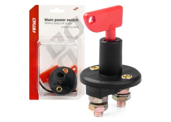 Amio - ΚΕΝΤΡΙΚΟΣ ΔΙΑΚΟΠΤΗΣ ΜΠΑΤΑΡΙΑΣ ΓΕΝΙΚΟΥ ΡΕΥΜΑΤΟΣ (KILLER SWITCH) 150Α 12-24V​ - 1 TEM. (03023/AM)