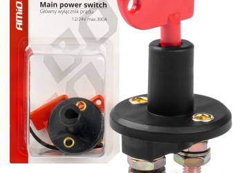 Amio - ΚΕΝΤΡΙΚΟΣ ΔΙΑΚΟΠΤΗΣ ΜΠΑΤΑΡΙΑΣ ΓΕΝΙΚΟΥ ΡΕΥΜΑΤΟΣ (KILLER SWITCH) 150Α 12-24V​ - 1 TEM. (03023/AM)