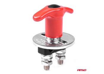 Amio - ΚΕΝΤΡΙΚΟΣ ΔΙΑΚΟΠΤΗΣ ΜΠΑΤΑΡΙΑΣ ΓΕΝΙΚΟΥ ΡΕΥΑΜΤΟΣ 12/24V 200A (KILLER SWITCH) - 1 ΤΕΜ. (03024/AM)