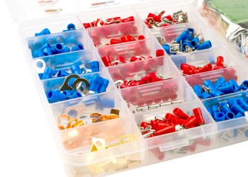 Amio - ΦΙΣΑΚΙΑ/ΣΥΝΔΕΣΜΟΙ/ΑΚΡΟΔΕΚΤΕΣ ΚΑΛΩΔΙΩΝ & ΘΕΡΜΟΣΥΣΤΕΛΛΟΜΕΝΟΙ ΣΩΛΗΝΕΣ/ΜΟΝΩΤΙΚΑ ΚΑΛΩΔΙΩΝ ΚΙΤ - 350 TEM. (03031/AM)