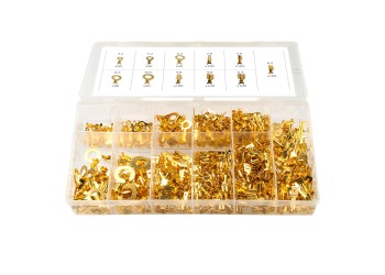 Amio - ΦΙΣΑΚΙΑ/ΑΚΡΟΔΕΚΤΕΣ ΚΑΛΩΔΙΩΝ ΑΡΣΕΝΙΚΑ/ΘΗΛΥΚΑ/ΜΑΤΙΟΥ ΣΕ ΚΑΣΕΤΙΝΑ - 750 ΤΕΜ. (03032/AM)