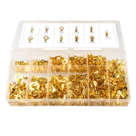 Amio - ΦΙΣΑΚΙΑ/ΑΚΡΟΔΕΚΤΕΣ ΚΑΛΩΔΙΩΝ ΑΡΣΕΝΙΚΑ/ΘΗΛΥΚΑ/ΜΑΤΙΟΥ ΣΕ ΚΑΣΕΤΙΝΑ - 750 ΤΕΜ. (03032/AM)