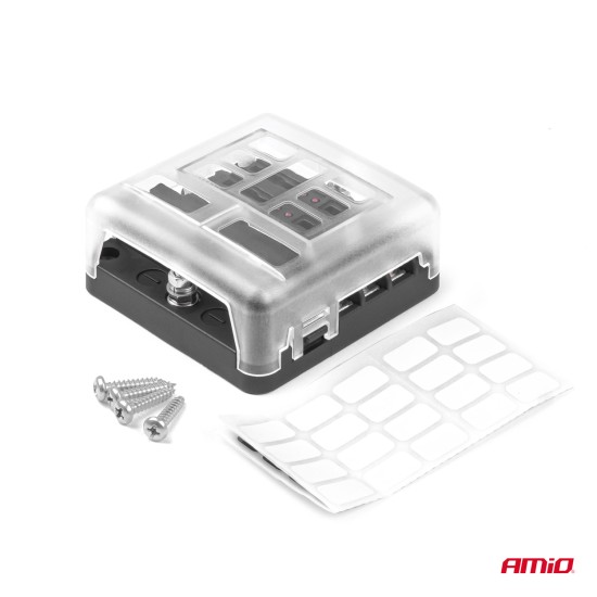 Amio - ΑΣΦΑΛΕΙΟΘΗΚΗ ΚΕΡΑΜΙΚΗ 6 ΘΕΣΕΩΝ ΜΕ ΟΥΔΕΤΕΡΗ ΓΡΑΜΜΗ (ΓΙΑ ΑΣΦΑΛΕΙΕΣ ΤΥΠΟΥ STANDARD) - 1 ΤΕΜ. (03038/AM)