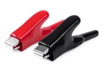 Amio - ΑΚΡΟΔΕΚΤΕΣ (ΚΡΟΚΟΔΕΙΛΑΚΙΑ) ΜΠΑΤΑΡΙΑΣ 25A 75mm ΜΕ ΜΟΝΩΣΗ ΧΩΡΙΣ ΚΑΛΩΔΙΟ - 2 ΤΕΜ. (03046/AM)