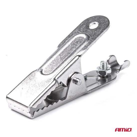 Amio - ΑΚΡΟΔΕΚΤΕΣ (ΚΡΟΚΟΔΕΙΛΑΚΙΑ) ΜΠΑΤΑΡΙΑΣ 25A 75mm ΜΕ ΜΟΝΩΣΗ ΧΩΡΙΣ ΚΑΛΩΔΙΟ - 2 ΤΕΜ. (03046/AM)