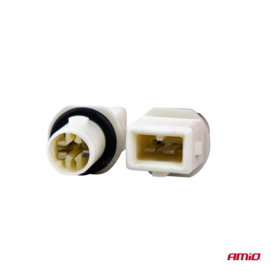 Amio - ΦΙΣΑ/ΠΡΙΖΑ 12/24V 2 ΕΠΑΦΩΝ ΓΙΑ ΛΑΜΠΕΣ T10 /W5W/ W3W /W16W ΧΩΡΙΣ ΚΑΛΩΔΙΟ - 2 ΤΕΜ. (03047/AM)