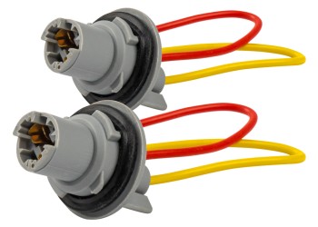 Amio - ΦΙΣΑ 12/24V ΓΙΑ ΛΑΜΠΕΣ T15/W5W/W16W ME ΚΑΛΩΔΙΟ - 2 ΤΕΜ. (03049/AM)