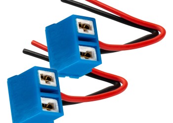 Amio - ΦΙΣΑ ΚΕΡΑΜΙΚΗ 12/24V ΓΩΝΙΑ ΓΙΑ ΛΑΜΠΕΣ ΑΛΟΓΟΝΟΥ H7 ΜΕ ΚΑΛΩΔΙΟ - 2 ΤΕΜ. (03055/AM)