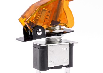 Amio - ΔΙΑΚΟΠΤΗΣ ΑΕΡΟΠΟΡΙΚΟΥ ΤΥΠΟΥ 2 ΘΕΣΕΩΝ ΜΕ ΠΟΡΤΟΚΑΛΙ ΚΑΠΑΚΙ & ΦΩΣ LED 12-24V - 1 TEM. (03094/AM)