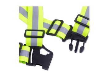 Amio - ΖΩΝΗ ΑΣΦΑΛΕΙΑΣ ΑΝΑΚΛΑΣΤΙΚΗ ΜΕ ΧΙΑΣΤΙ ΤΙΡΑΝΤΕΣ ΦΩΣΦΟΡΙΖΕ/ΠΟΛΥΕΣΤΕΡΙΚΟ - 1 TEM. (03104/AM)