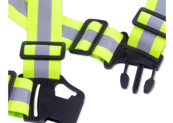 Amio - ΖΩΝΗ ΑΣΦΑΛΕΙΑΣ ΑΝΑΚΛΑΣΤΙΚΗ ΜΕ ΧΙΑΣΤΙ ΤΙΡΑΝΤΕΣ ΦΩΣΦΟΡΙΖΕ/ΠΟΛΥΕΣΤΕΡΙΚΟ - 1 TEM. (03104/AM)