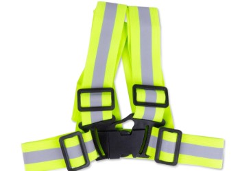 Amio - ΖΩΝΗ ΑΣΦΑΛΕΙΑΣ ΑΝΑΚΛΑΣΤΙΚΗ ΜΕ ΧΙΑΣΤΙ ΤΙΡΑΝΤΕΣ ΦΩΣΦΟΡΙΖΕ/ΠΟΛΥΕΣΤΕΡΙΚΟ - 1 TEM. (03104/AM)