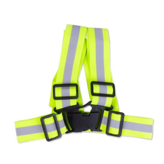 Amio - ΖΩΝΗ ΑΣΦΑΛΕΙΑΣ ΑΝΑΚΛΑΣΤΙΚΗ ΜΕ ΧΙΑΣΤΙ ΤΙΡΑΝΤΕΣ ΦΩΣΦΟΡΙΖΕ/ΠΟΛΥΕΣΤΕΡΙΚΟ - 1 TEM. (03104/AM)