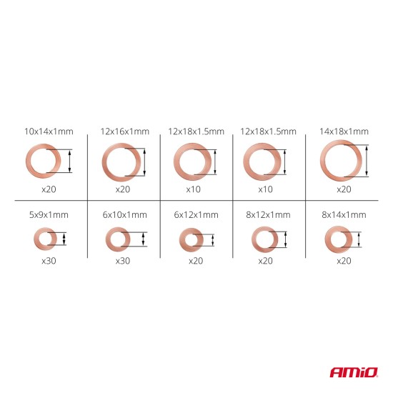 Amio - ΡΟΔΕΛΕΣ ΧΑΛΚΟΥ - 200 TEM. (03108/AM)