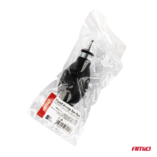 Amio - ΜΕΤΑΓΓΙΣΤΗΣ ΚΛΕΦΤΗΣ ΒΕΝΖΙΝΗΣ (ΦΟΥΣΚΑ) ΧΕΙΡΟΣ ΔΙΑΜΕΤΡΟΣ ΓΙΑ ΣΩΛΗΝΑΚΙ 8mm ΜΗΚΟΣ 15cm - 1 TEM. (03121/AM)