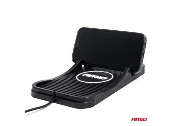 Amio - ΠΑΝΕΛ ΑΣΥΡΜΑΤΗΣ ΦΟΡΤΙΣΗΣ ΚΙΝΗΤΟΥ 3A 15W 186x103mm - 1 TEM. (03145/AM)