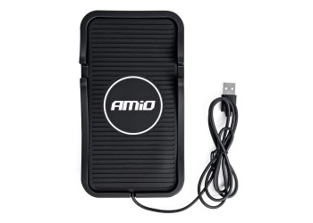 Amio - ΠΑΝΕΛ ΑΣΥΡΜΑΤΗΣ ΦΟΡΤΙΣΗΣ ΚΙΝΗΤΟΥ 3A 15W 186x103mm - 1 TEM. (03145/AM)