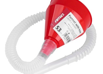 Amio - ΧΩΝΙ ΠΛΑΣΤΙΚΟ ΜΕ ΕΥΚΑΜΠΤΟ ΣΩΛΗΝΑ ΣΕ ΣΠΙΡΑΛ 53cm ΚΟΚΚΙΝΟ - 1 ΤΕΜ. (03149/AM)