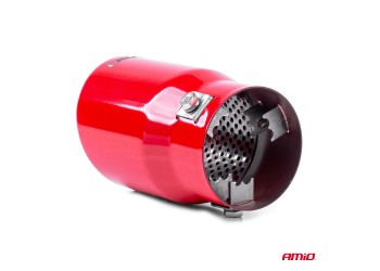 Amio - ΑΚΡΟ (ΜΠΟΥΚΑ) ΕΞΑΤΜΙΣΗΣ MT-017R ΚΟΚΚΙΝΟ ΧΡΩΜΑ Φ43-62 130x76mm - 1 ΤΕΜ. (03168/AM)