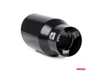 Amio - ΑΚΡΟ (ΜΠΟΥΚΑ) ΕΞΑΤΜΙΣΗΣ MT-024B ΜΑΥΡΟ ΧΡΩΜΑ Φ43-62 160x89mm - 1 ΤΕΜ. (03169/AM)