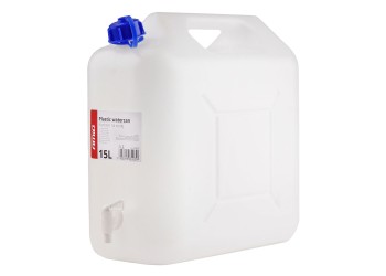 Amio - ΜΠΕΤΟΝΙ ΝΕΡΟΥ 15lt ΟΡΙΖΟΝΤΙΑΣ ΧΡΗΣΗΣ ΠΛΑΣΤΙΚΟ ΛΕΥΚΟ ΜΕ ΒΡΥΣΑΚΙ 34x13x55cm - 1 τεμ. (03203/AM)