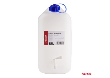 Amio - ΜΠΕΤΟΝΙ ΝΕΡΟΥ 15lt ΟΡΙΖΟΝΤΙΑΣ ΧΡΗΣΗΣ ΠΛΑΣΤΙΚΟ ΛΕΥΚΟ ΜΕ ΒΡΥΣΑΚΙ 34x13x55cm - 1 τεμ. (03203/AM)
