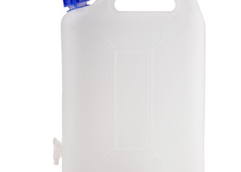 Amio - ΜΠΕΤΟΝΙ ΝΕΡΟΥ 20L ΟΡΙΖΟΝΤΙΑΣ ΧΡΗΣΗΣ ΠΛΑΣΤΙΚΟ ΛΕΥΚΟ ΜΕ ΒΡΥΣΑΚΙ 34cm x 15cm x 45cm - 1 TEM. (03204/AM)