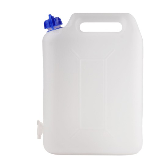 Amio - ΜΠΕΤΟΝΙ ΝΕΡΟΥ 20L ΟΡΙΖΟΝΤΙΑΣ ΧΡΗΣΗΣ ΠΛΑΣΤΙΚΟ ΛΕΥΚΟ ΜΕ ΒΡΥΣΑΚΙ 34cm x 15cm x 45cm - 1 TEM. (03204/AM)