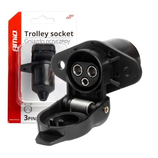 Amio - ΠΡΙΖΑ ΚΟΤΣΑΔΟΡΟΥ 12V ΜΕ 3 ΦΙΣ ΘΗΛΥΚΗ - 1 TEM. (03212/AM)