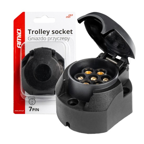 Amio - ΠΡΙΖΑ ΚΟΤΣΑΔΟΡΟΥ 12V ΜΕ 3 ΦΙΣ ΘΗΛΥΚΗ ΜΕ ΚΑΠΑΚΙ - 1 TEM. (03214/AM)