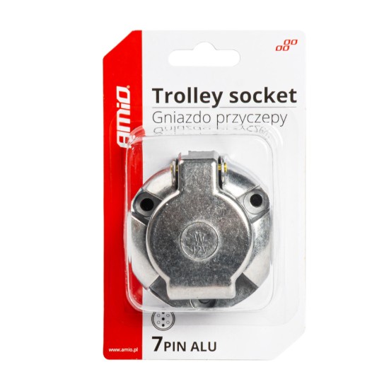 Amio - ΠΡΙΖΑ ΚΟΤΣΑΔΟΡΟΥ ΑΛΟΥΜΙΝΙΟΥ 7ΦΙΣ ΘΗΛΥΚΗ ΜΕ ΚΑΠΑΚΙ - 1 TEM. (03217/AM)