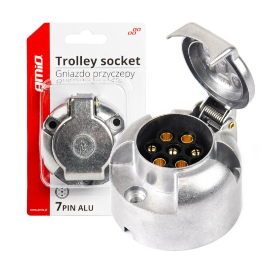 Amio - ΠΡΙΖΑ ΚΟΤΣΑΔΟΡΟΥ ΑΛΟΥΜΙΝΙΟΥ 7ΦΙΣ ΘΗΛΥΚΗ ΜΕ ΚΑΠΑΚΙ - 1 TEM. (03217/AM)