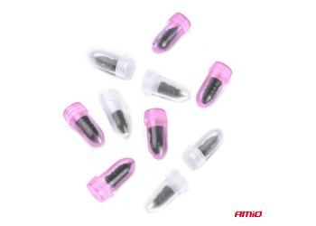 Amio - ΚΙΤ ΕΠΙΔΙΟΡΘΩΣΗΣ ΕΛΑΣΤΙΚΩΝ ΜΕ ΒΙΔΕΣ ΑΠΟ ΚΑΟΥΤΣΟΥΚ (1,2x0,4cm/0,9x0,2cm) - 10 TEM. (03227/AM)