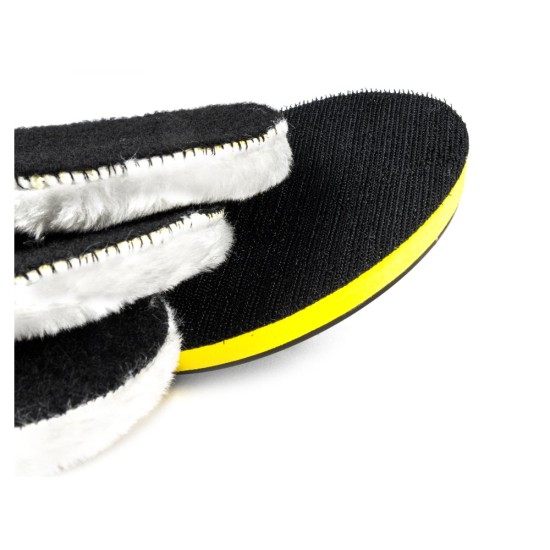 Amio - ΣΦΟΥΓΓΑΡΙΑ ΓΥΑΛΙΣΜΑΤΟΣ VELCRO ΜΕ ΔΙΣΚΟ ΤΡΙΒΕΙΟΥ ΓΙΑ ΔΡΑΠΑΝΑ 125mm ΚΑΙ ΑΝΤΑΠΤΟΡΑΣ Μ14 - 3 TEM. (03236/AM)