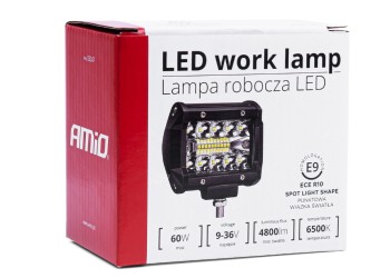 Amio - ΠΡΟΒΟΛΕΑΣ ΕΡΓΑΣΙΑΣ WORKING LAMP LED 20xSMD 60W 9-36V 6.500K 4.800lm 95x74x55mm AWL36 - 1 TEM. (03247/AM)