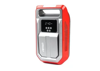 Amio - ΚΟΜΠΡΕΣΕΡ ΑΕΡΑ ΕΛΑΣΤΙΚΩΝ 12V 120W 140psi 10bar ΜΕ ΦΙΣ ΑΝΑΠΤΗΡΑ LED ΦΑΚΟ ΚΑΙ ΟΘΟΝΗ LCD - 1 TEM. (03268/AM)