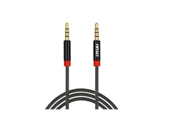 Amio - ΚΑΛΩΔΙΟ ΣΥΝΔΕΣΗΣ AUX MINI JACK>JACK 3,5mm 100cm - 1 TEM. (03269/AM)