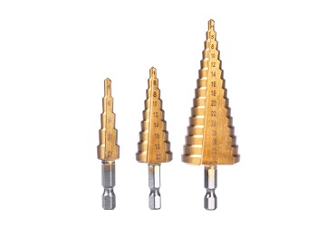 Amio - ΤΡΥΠΑΝΙΑ ΚΩΝΙΚΑ ΤΙΤΑΝΙΟΥ (HSS) 4-12mm/4-20mm/4-32mm - 3 TEM. (03271/AM)