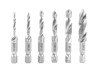 Amio - ΤΡΥΠΑΝΙΑ ΣΕΤ ΜΕ ΣΠΕΙΡΩΜΑ M3>M10 ΕΞΑΓΩΝΑ 1/4' (6,35 mm) - 6 TEM. (03272/AM)